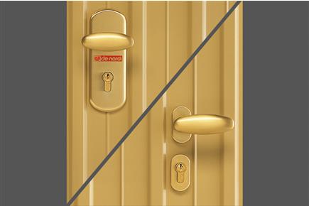 Bronze-finish aluminium